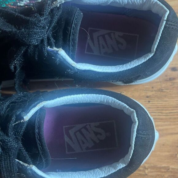 Vans Old Skool Cultivate Care Classic Embroidered Black Sneakers Kicks - Picture 7 of 11